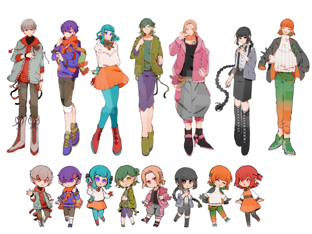 スチルイラスト、サムネ等描きます SNSアイコン、サムネ用1枚絵、キャラクターデザイン等も イメージ9