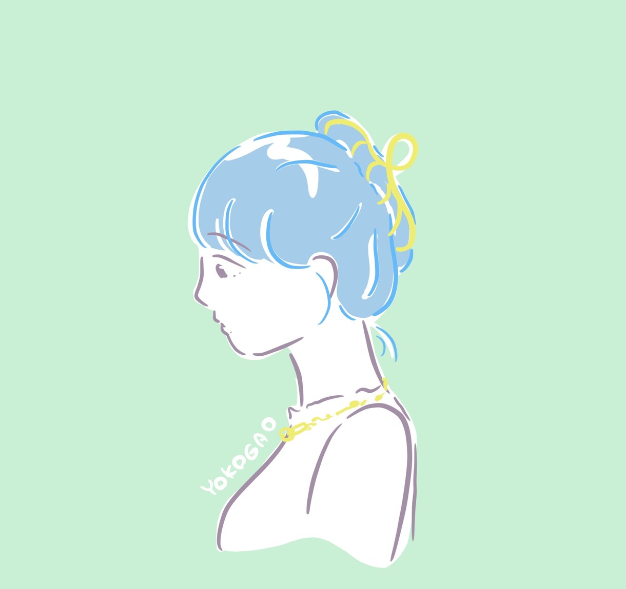 オシャレ♡シンプルゆるい似顔絵を描きます アイコンや自己アピールのワンポイントに！ イメージ5