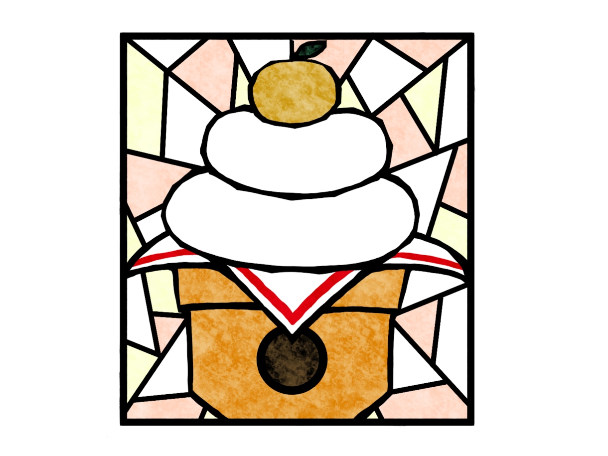 ステンドグラス風のイラスト描きます 個性的な温かみのある手描きイラストを製作致します イメージ3