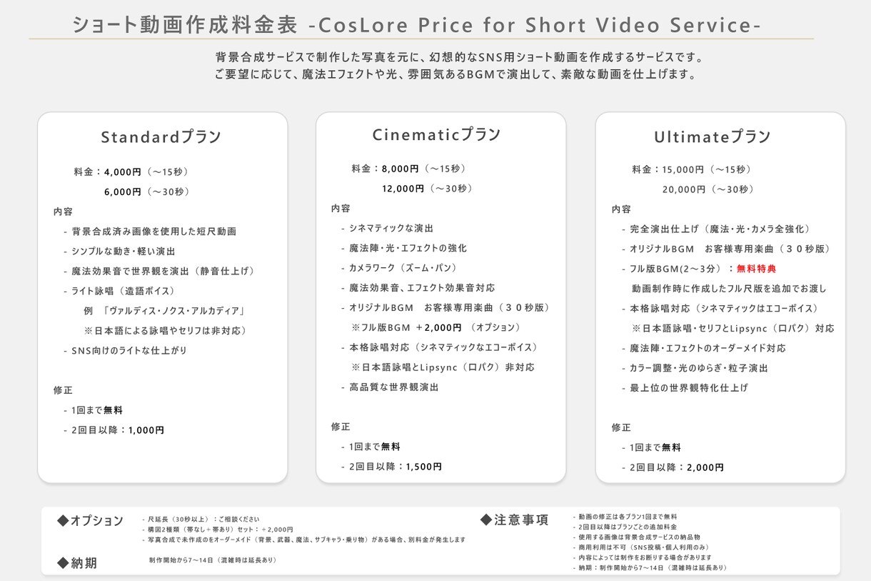 コスプレ写真から世界観動画を制作します 武器・魔法・背景を合成し物語動画を作ります イメージ6