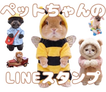 ペットのLINEスタンプ作ります ペットちゃんを可愛いLINEスタンプにします イメージ1