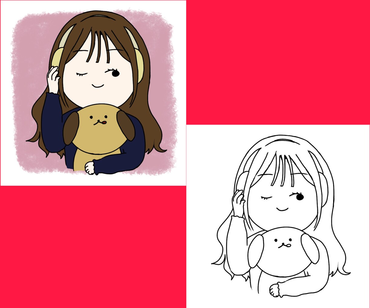 ゆるかわアイコン描きます ご自身やペット等の似顔絵も可！ イメージ1