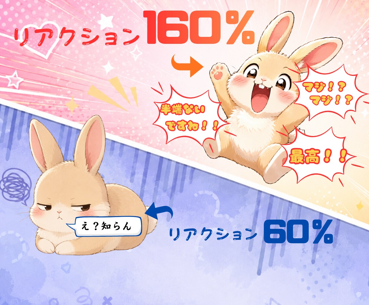 選べるリアクション✨あなたの希望通りに反応します リアクション160%と60%から選べる会話時間✨ハマります！ イメージ1