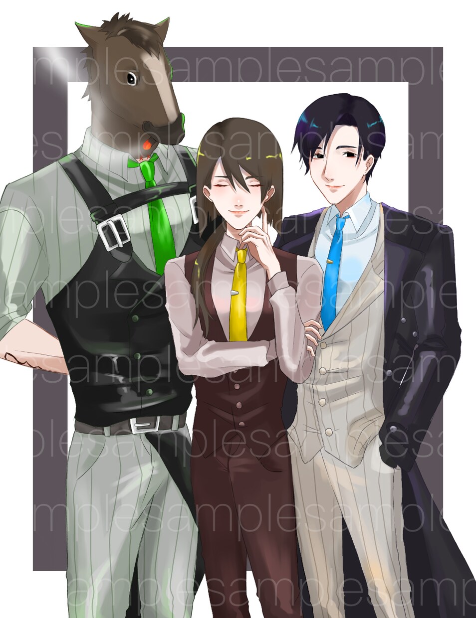 購入者様の希望に添えるイラストを描きます よりクオリティの高いものを購入者様の元へお届けします！ イメージ6