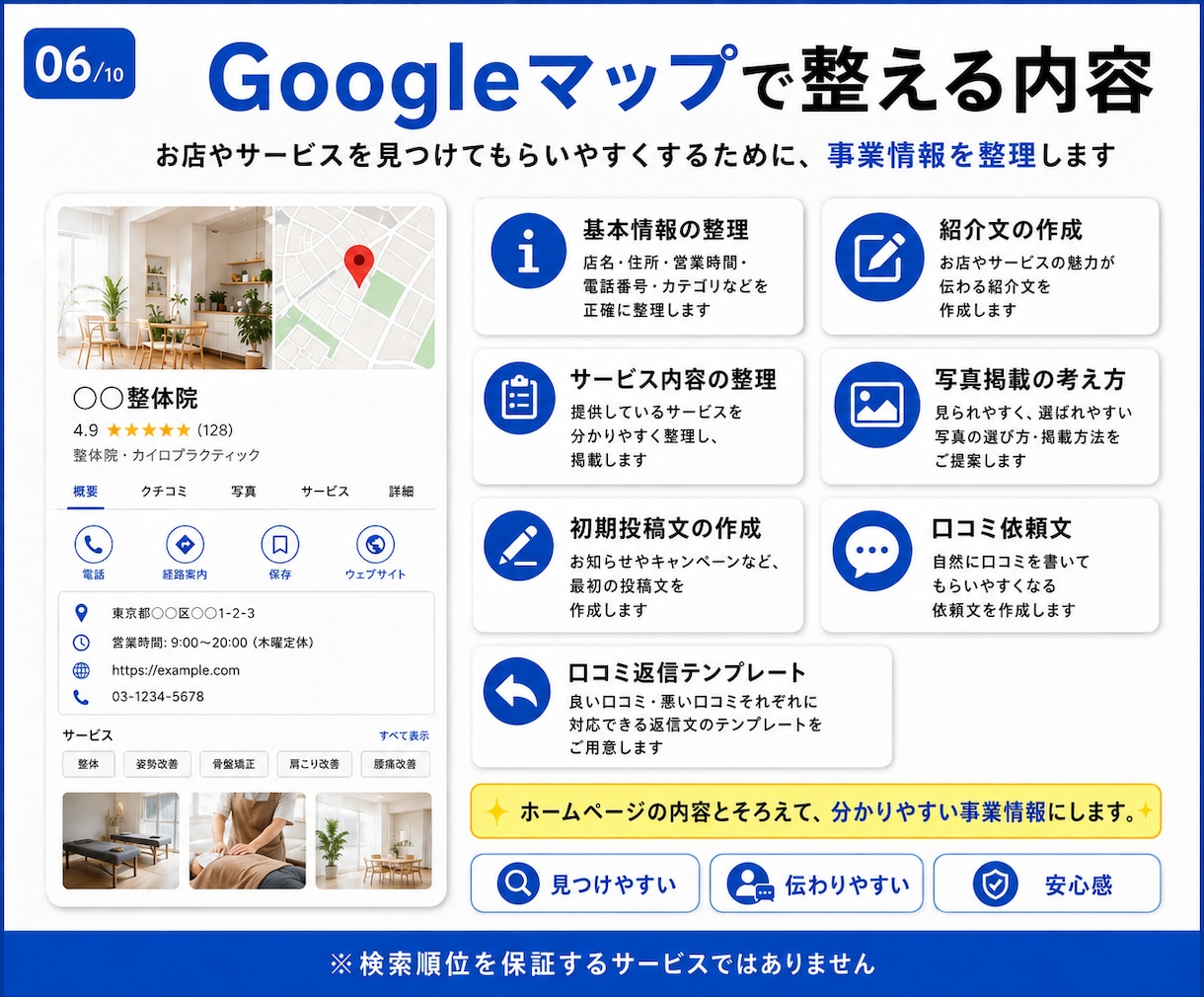 地域集客のHP・MEO・LINE導線を構築します HP・MEO・公式LINEをまとめて構築します イメージ6