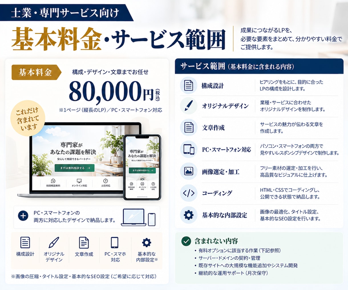 士業・専門家向けの集客LPを制作します マーケティング歴10年！信頼感と相談導線を重視したLP設計 イメージ5