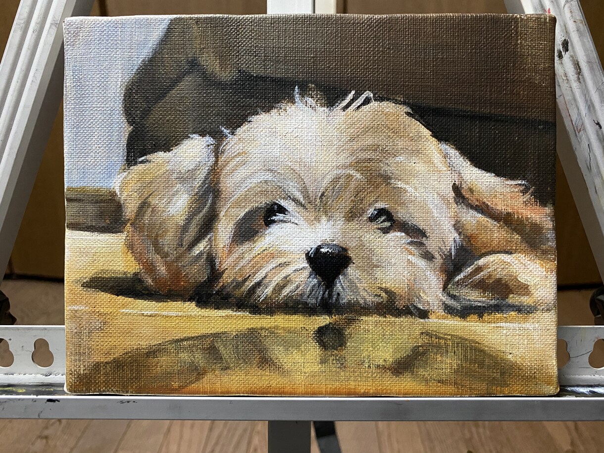 ペットの似顔絵を描きます 可愛い愛犬や愛猫を絵画にして飾ってみませんか？ イメージ2