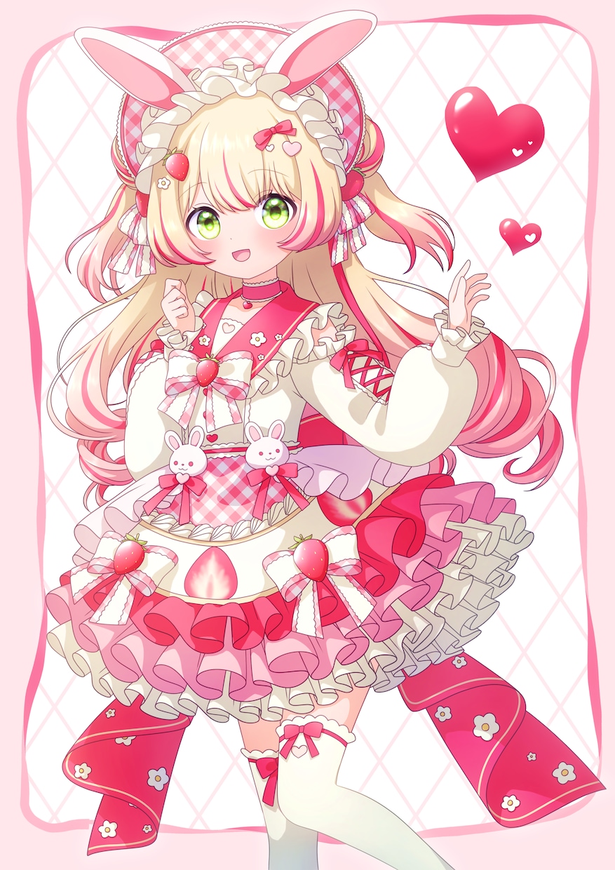 スピード納品・最短即日！可愛いイラスト描きます フリルが沢山の衣装やパステルカラーのゆめかわイラストも！ イメージ8