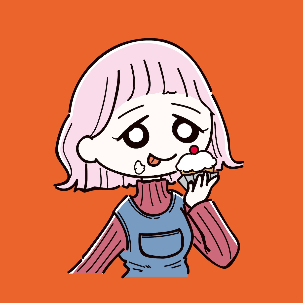 ゆるくて可愛いポップなSNSアイコン描きます 何に使ってもOK！あなただけのオリジナルイラスト作ります！ イメージ7