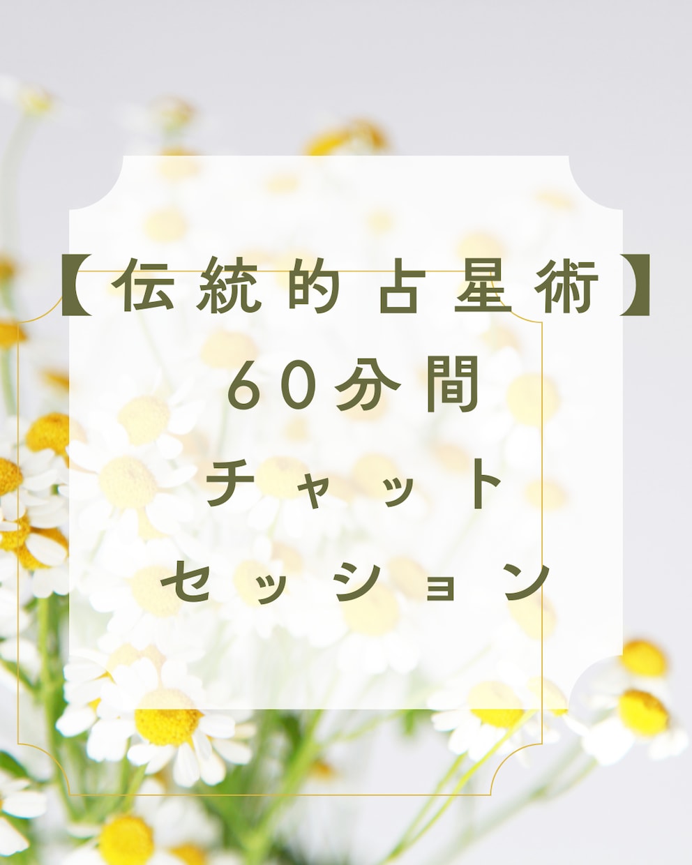 伝統的占星術～チャットで６０分間セッションします ６０分間あなたの出生図を徹底解析！現代占星術との比較もOK イメージ1