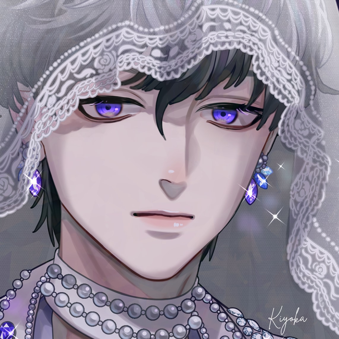 美しい、綺麗な雰囲気重視のイラスト制作します SNSアイコン / 創作 / プレゼントにもおすすめ♪ イメージ1