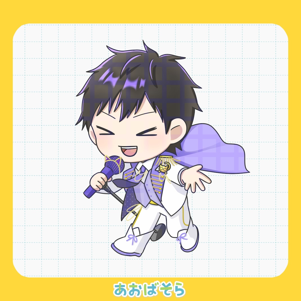 似顔絵可◎かわいく親しみやすいミニキャラを描きます 配信サムネ・動画素材・アイコン・アクキーなどグッズにおすすめ イメージ7
