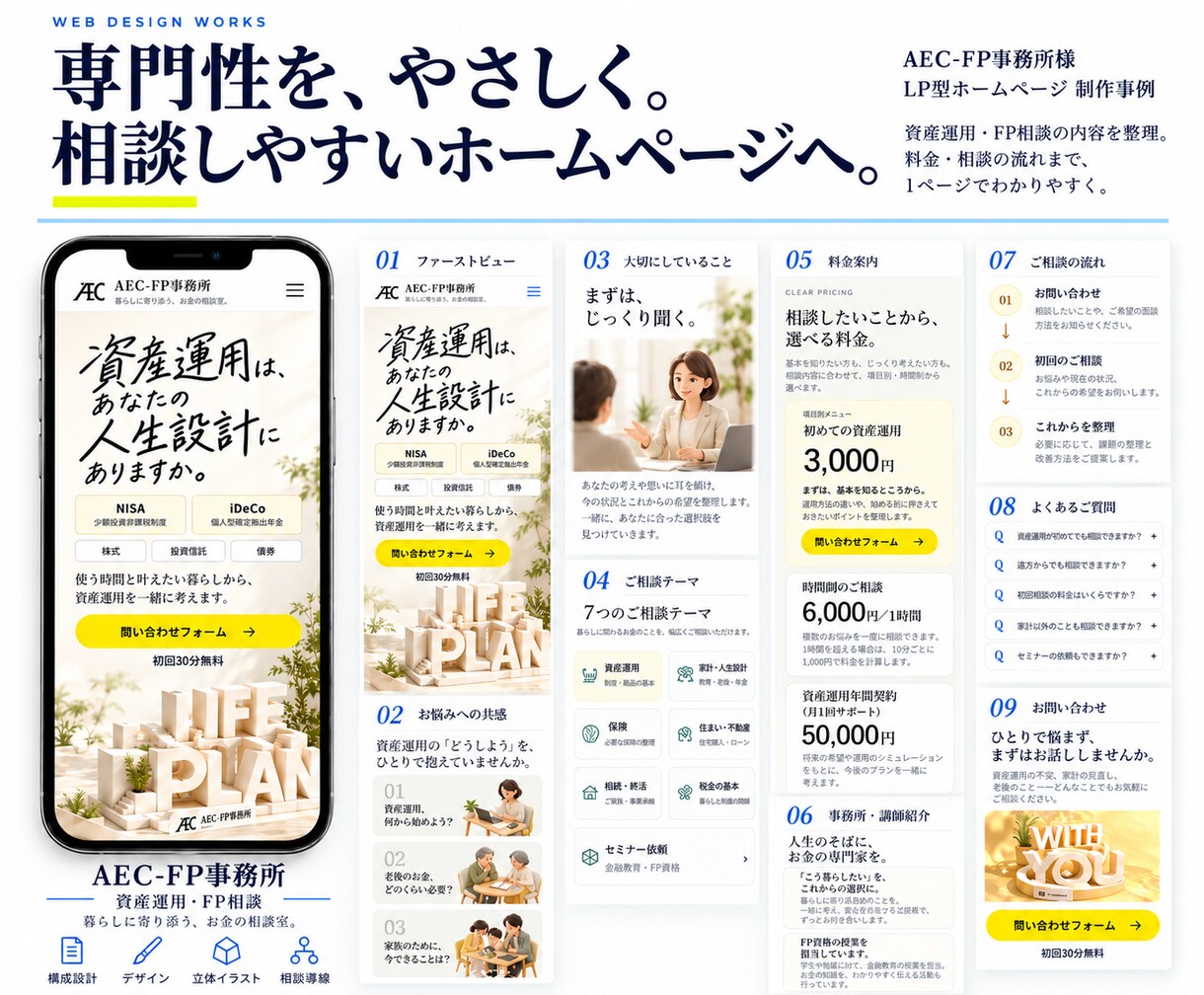 原稿丸投げOK｜申込につながるLP作ります 現役マーケターが設計｜診断LP・マンガLPにも対応 イメージ8