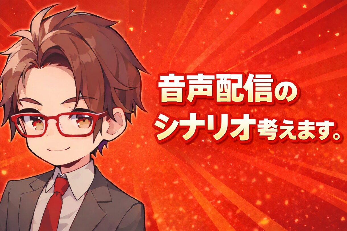 音声配信のシナリオを圧倒的な才能で書きます 書いて、相談して、方向性を固めて イメージ1