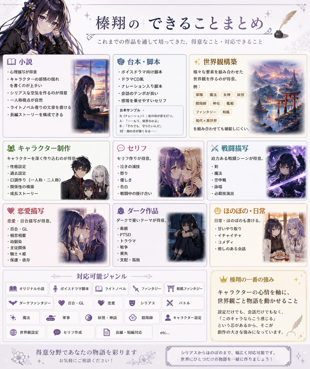 百合小説かきます 百合の世界を形にします(❁'ω'❁) イメージ1