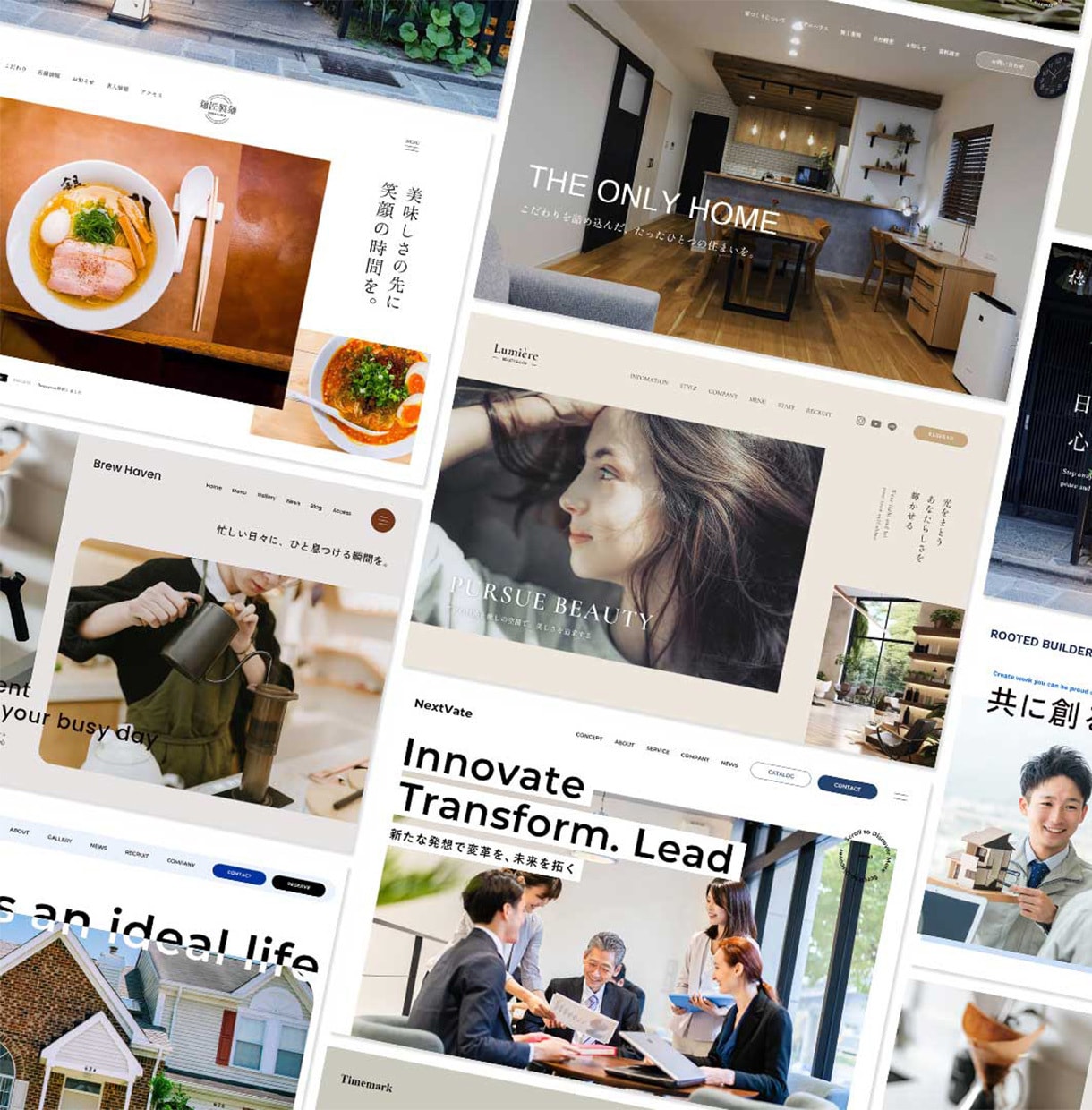 お問い合わせに繋がるWebサイトデザイン制作します スマホ対応！導線設計・SEOを意識した設計で成果を目指します イメージ2