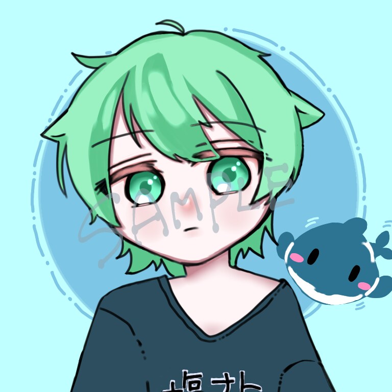 かわいい少年少女描きます フワッとポップでデフォルメっぽいイラストを描きます イメージ1