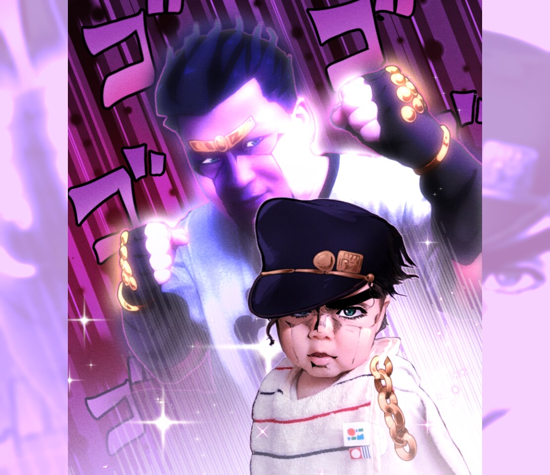日常の写真をアニメ風に加工します （鬼滅の刃、ジョジョ風など）面白みのあるプレゼントに是非！ イメージ2