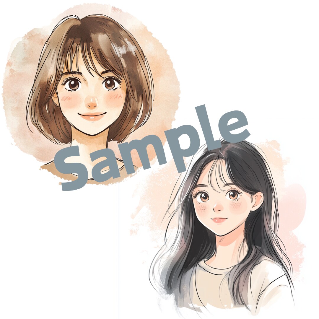 SNS用イラストお描きします 丁寧に寄り添います！温かみのあるオリジナルアイコン作成です イメージ2