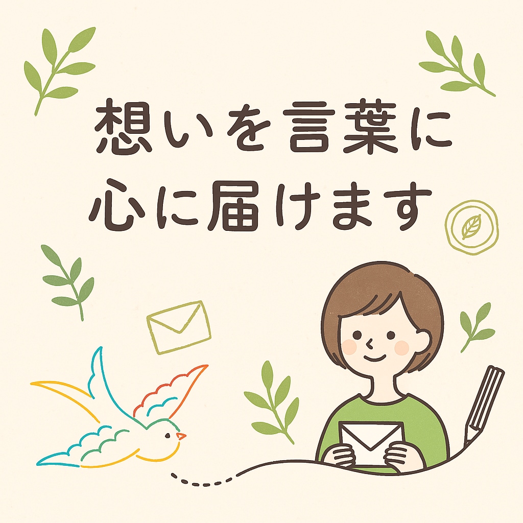 あなたの想い、わたしの話、心に届く言葉で書きます SEO対策や広告感のない、柔らかく寄り添う文章をお探しの方へ イメージ1
