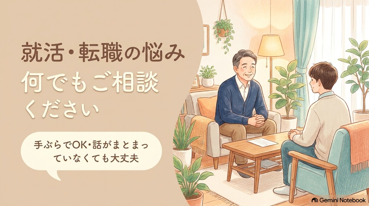 新卒の就活および中途の転職。何でも相談にのります 自分に合う企業や職業。一緒に探してみませんか。 イメージ1