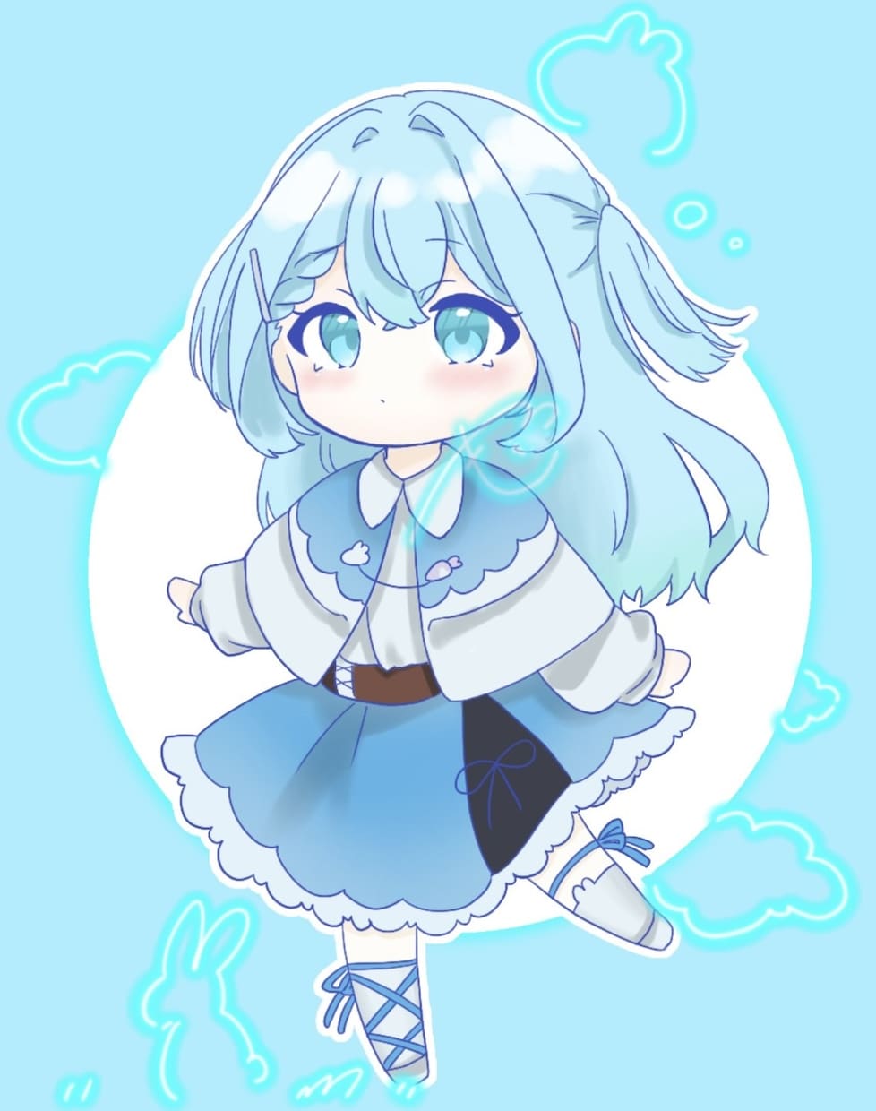 商用利用⚪︎ぷにぷにミニキャラ・SD描きます ぷにぷに質感のあなただけのミニキャラ・SD描きます イメージ2
