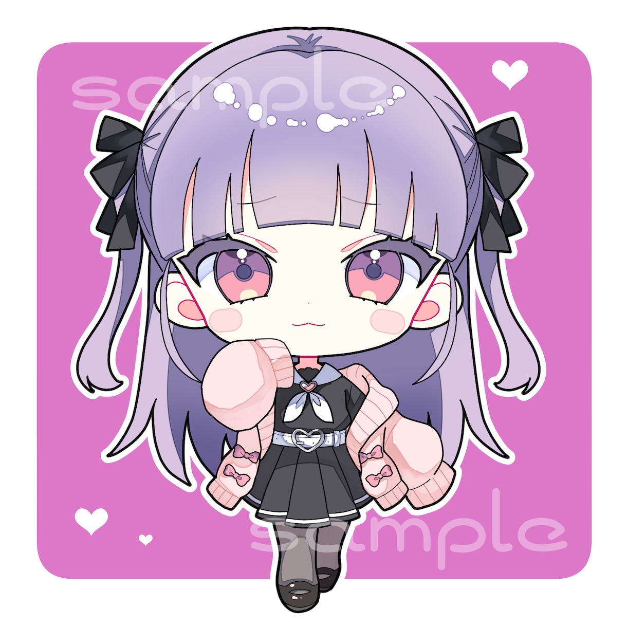 商用利用無料★ミニキャライラスト描きます ぷにぷにで可愛いイラストです！アイコンやグッズの制作などに イメージ4