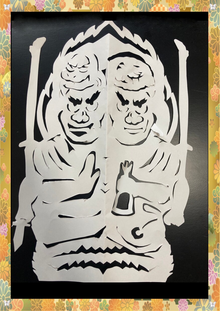 厄除け　開運切り絵～花房銀蝶がお切り致します 福を呼び込む紙切り師　花房銀蝶です イメージ1