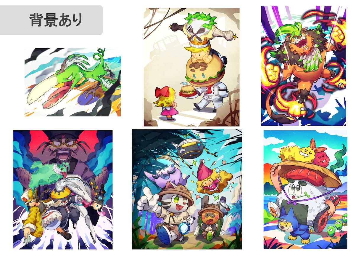 ゲームに出てきそうなキャラクターを作ります 開発や新たな挑戦など、これからキャラクターが必要な方へ イメージ5