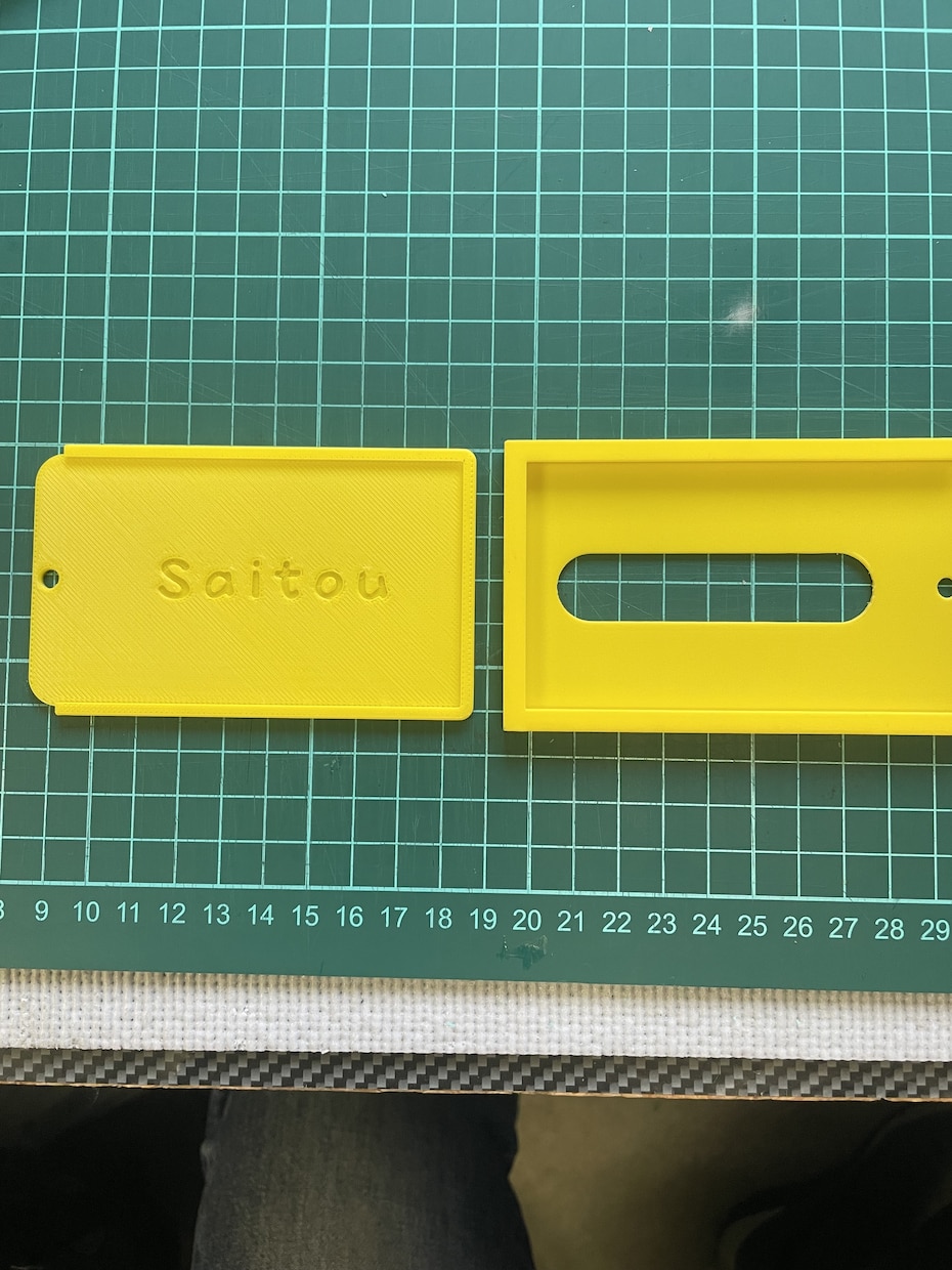 カードケースが出来ます 31色から選べる。3DプリンターでONLYONEの商品 イメージ2