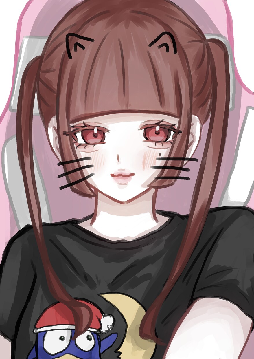 かわいい女の子が好きか方に描きます 色々な系統の可愛い女の子を描きます。 イメージ1