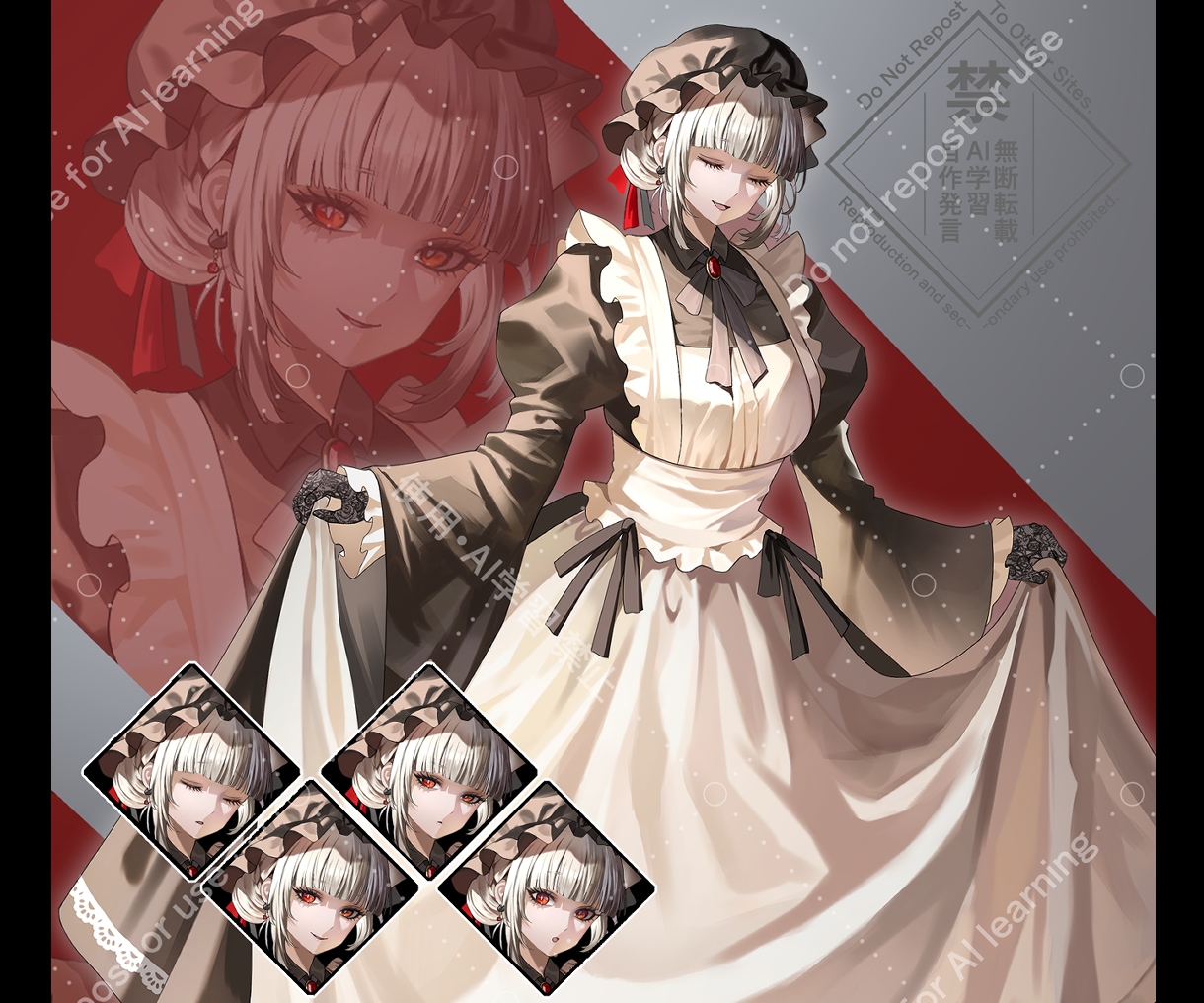 表情差分5種まで無料！立ち絵制作いたします TRPG、ゲーム、動画等にいかがでしょうか？ イメージ6