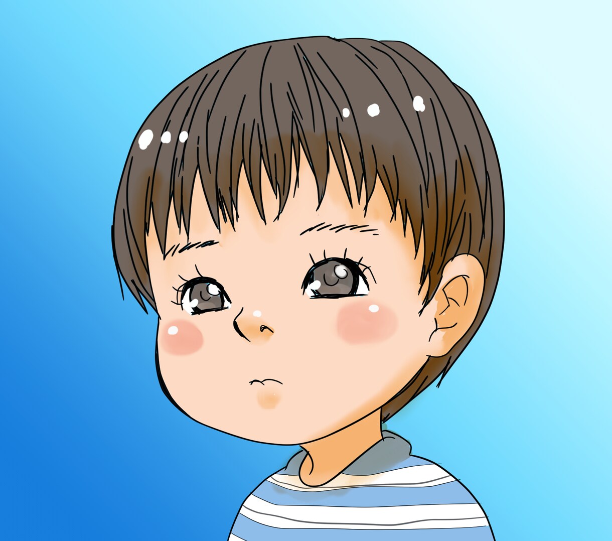 キャラクター風の似顔絵描きます 漫画のキャラクター風似顔絵で笑顔をお届け！ イメージ3