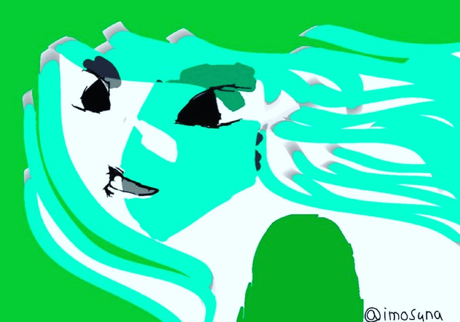 お洒落な女性の似顔絵を描きます クールで単色、人を魅了したいイラストをお求めの方へ イメージ2