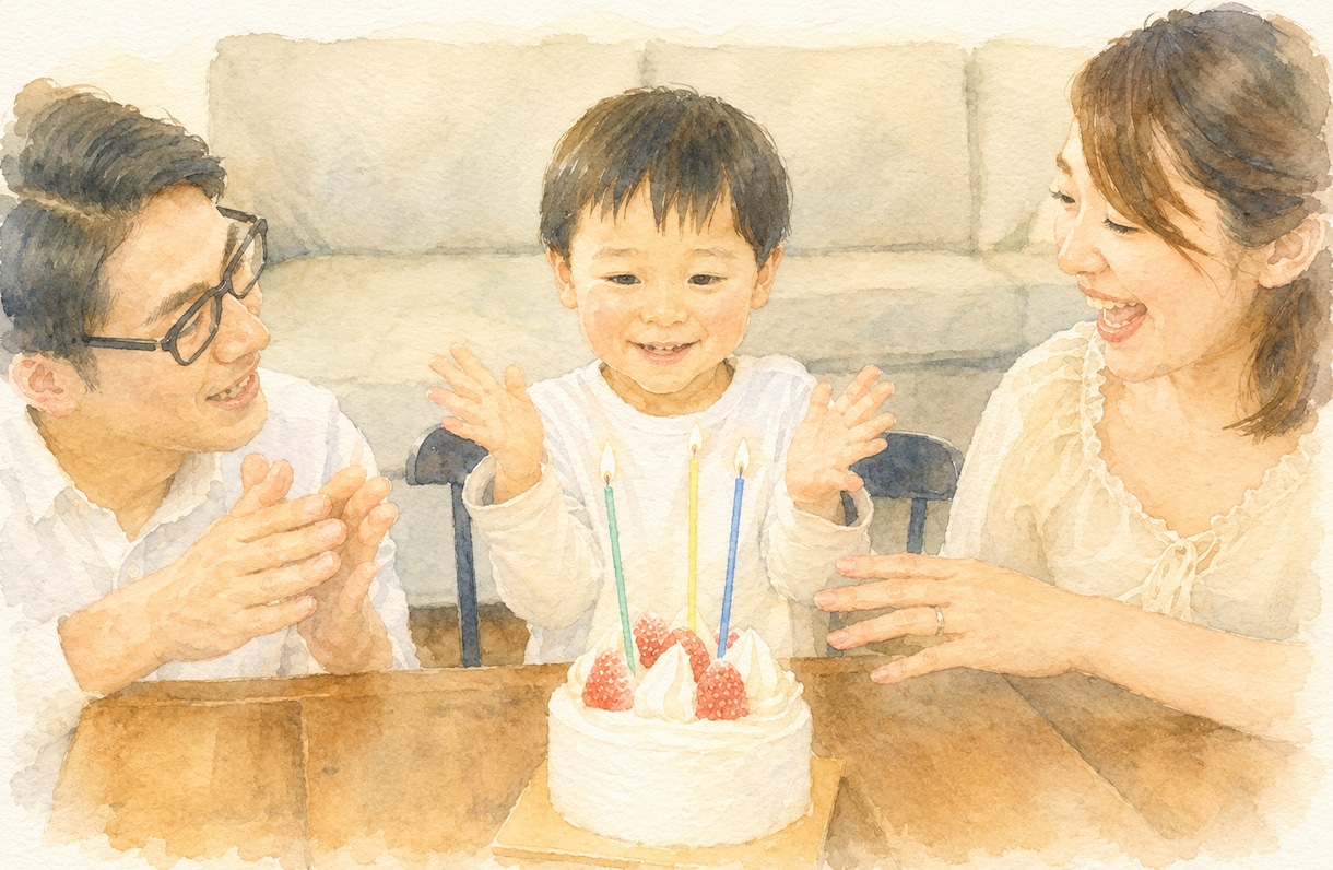お写真をふんわり優しい水彩画風にします 大切な思い出を優しいアートに♪ イメージ1