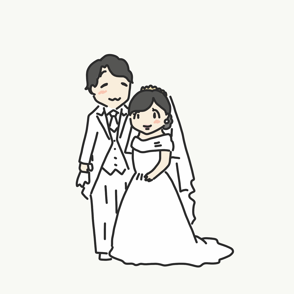 シンプルでかわいいアイコンをお描きします お顔を晒さないSNSにぴったり！ほんわか可愛いアイコンです♪ イメージ1