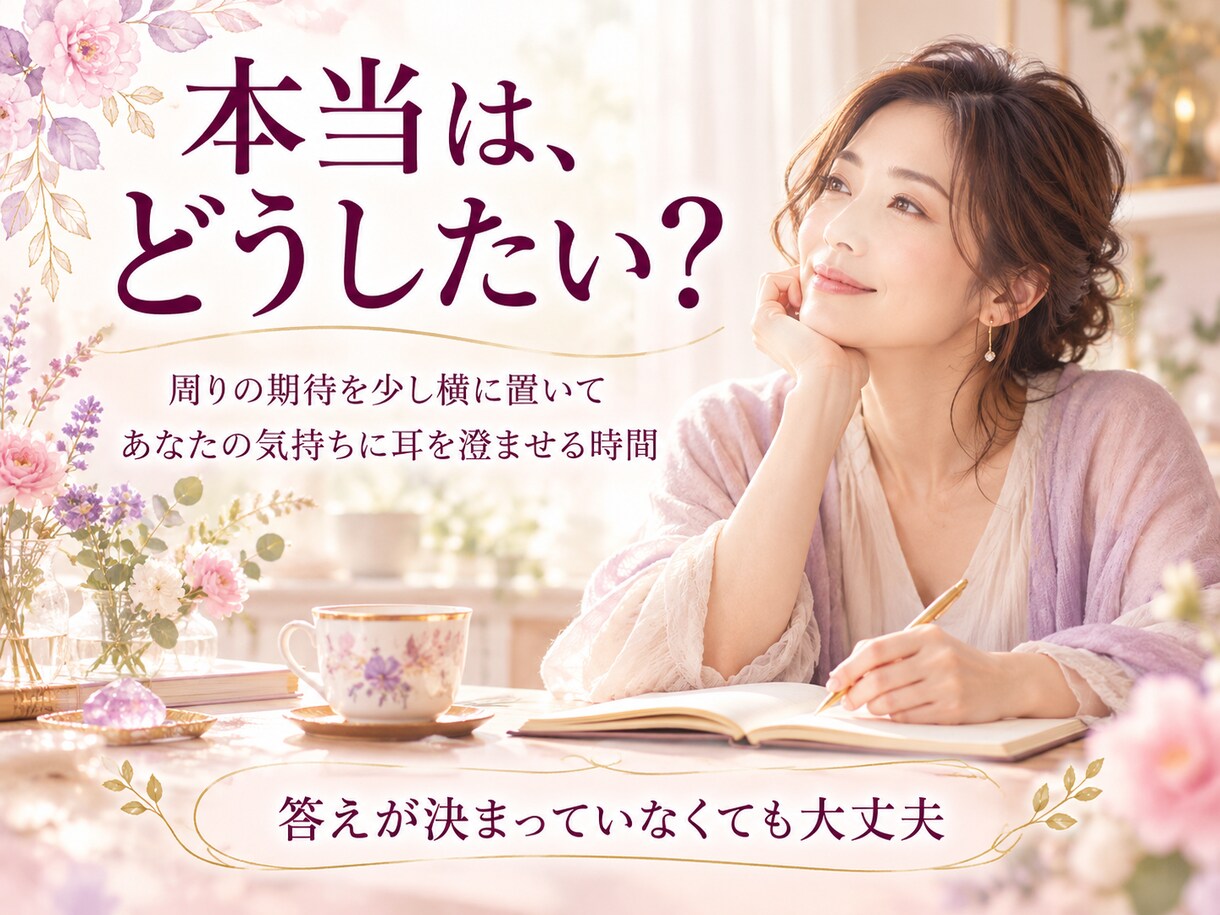 人生の迷いをほどき本当の望みと次の一歩を見つけます 霊視・チャネリング×心の対話で、自分らしく選ぶお手伝い イメージ8