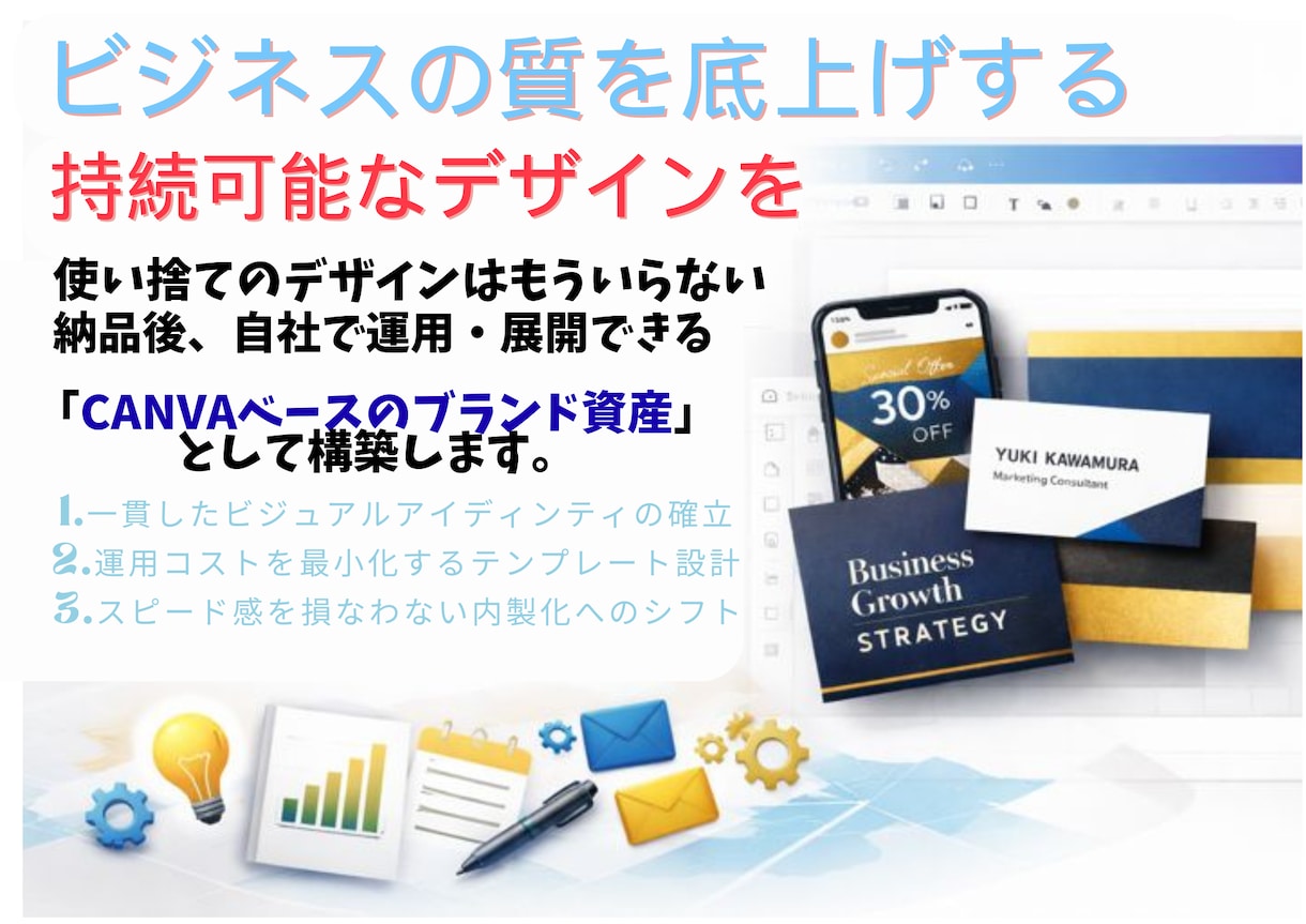 Canvaで簡単！伝わるデザイン作成します 忙しい事業者向け｜早く・安く・見栄え良く イメージ4