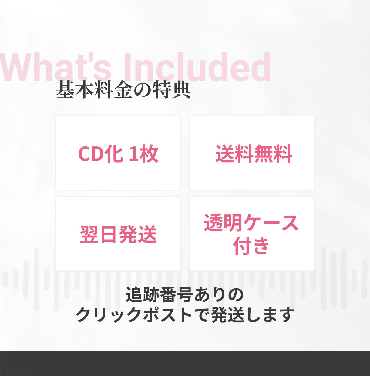 納品実績多数！音声ファイルをCD化します 即日対応可、ケース有り、送料込み、安心保証付き イメージ4
