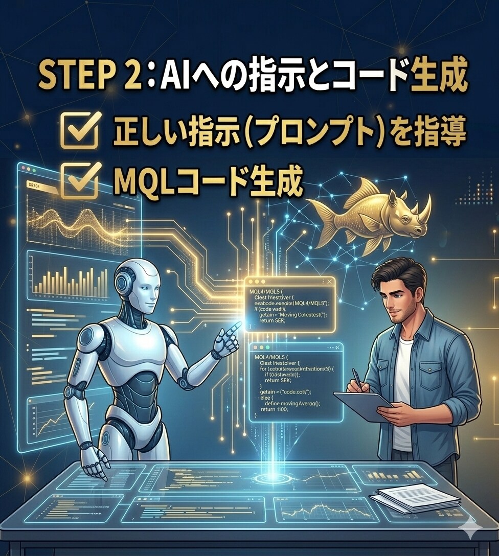挫折させない！AIで作る自作EAをサポートします プログラミング未経験OK！あなたの独自ロジックを自動化 イメージ3