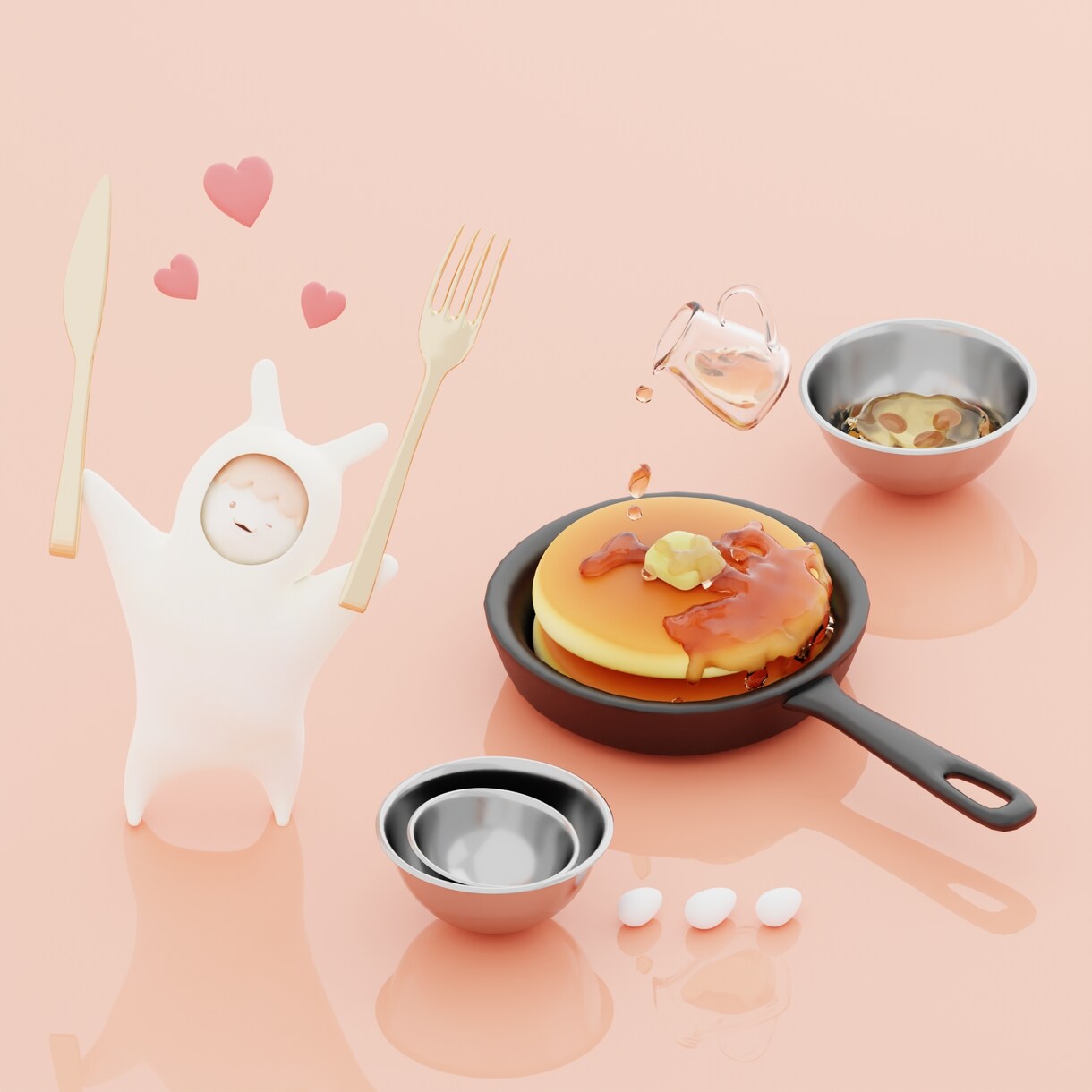 小さめ～相談OK｜ミニチュア3Dイラスト制作します サイト・ブログ・広告・資料に使える！ミニチュアな3Dイラスト イメージ9