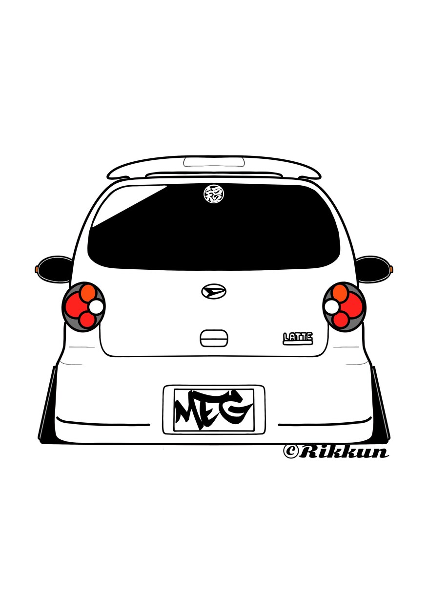 大切な愛車をポップなイラストに致します あなたの愛車をイラストにしませんか！？ イメージ3