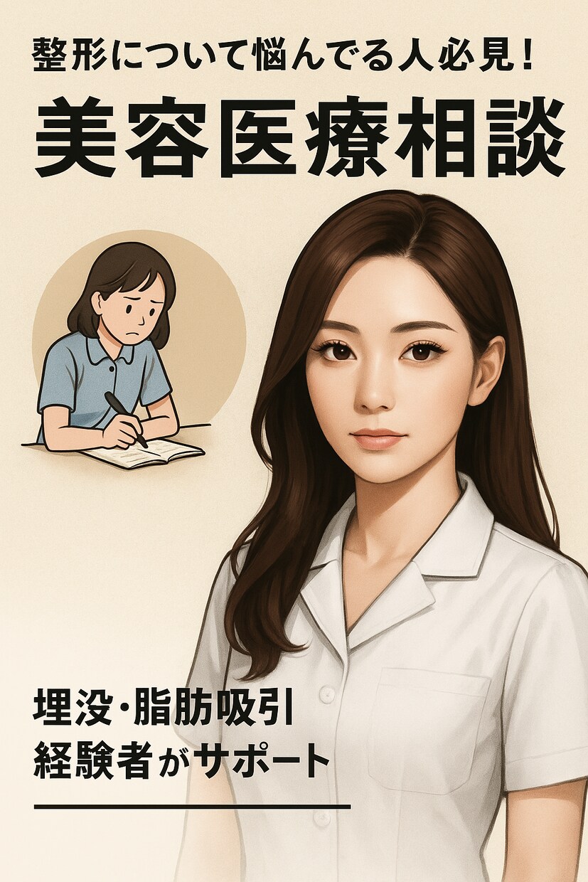 誰にも言えない整形の悩みにのります 整形経験者によるお悩み相談会！ 優しくサポートします イメージ1