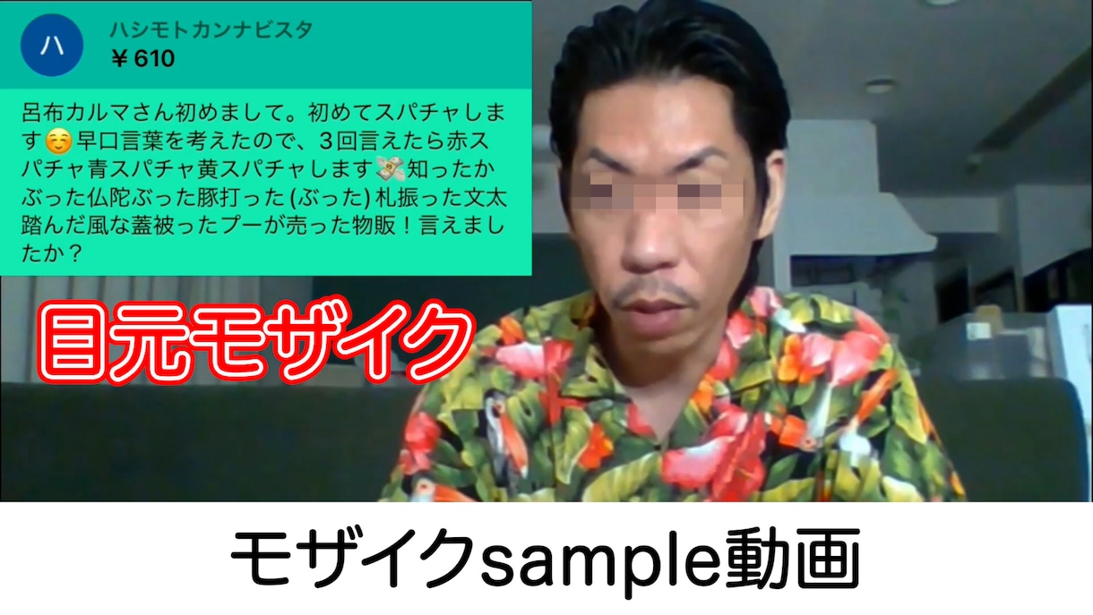モザイク（顔・声・音）加工/ぼかし処理/承ります 当日納品も可能です！スピード納品が自慢！長い動画でも対応可能 イメージ5