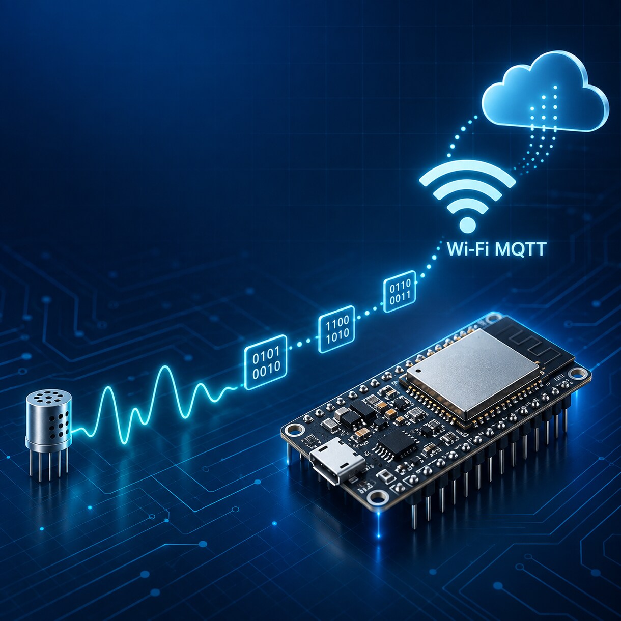 ESP32のセンサ計測とWi-Fi送信を実装します 測って、送るところまで。組込みエンジニアが実装します イメージ2