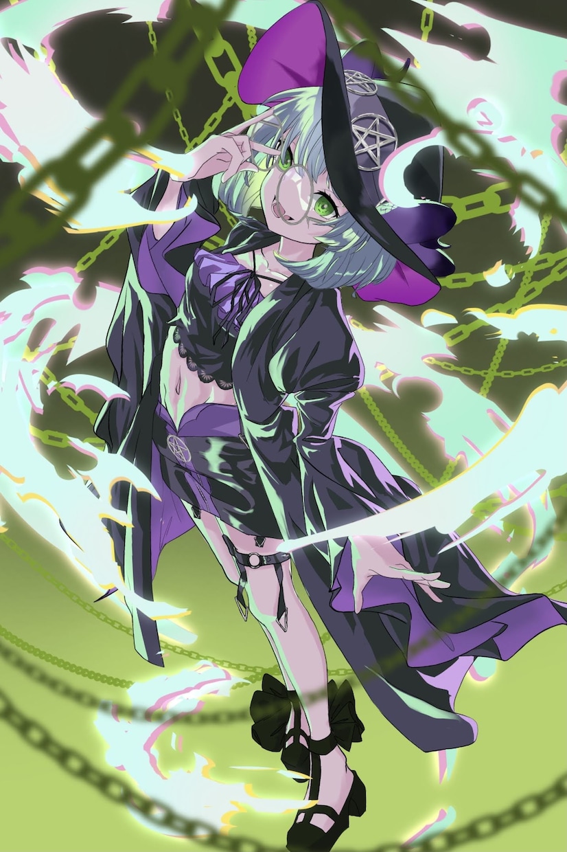鮮やかで目を惹く一枚絵を描きます 背景つきや全身絵、男性キャラも可 イメージ10