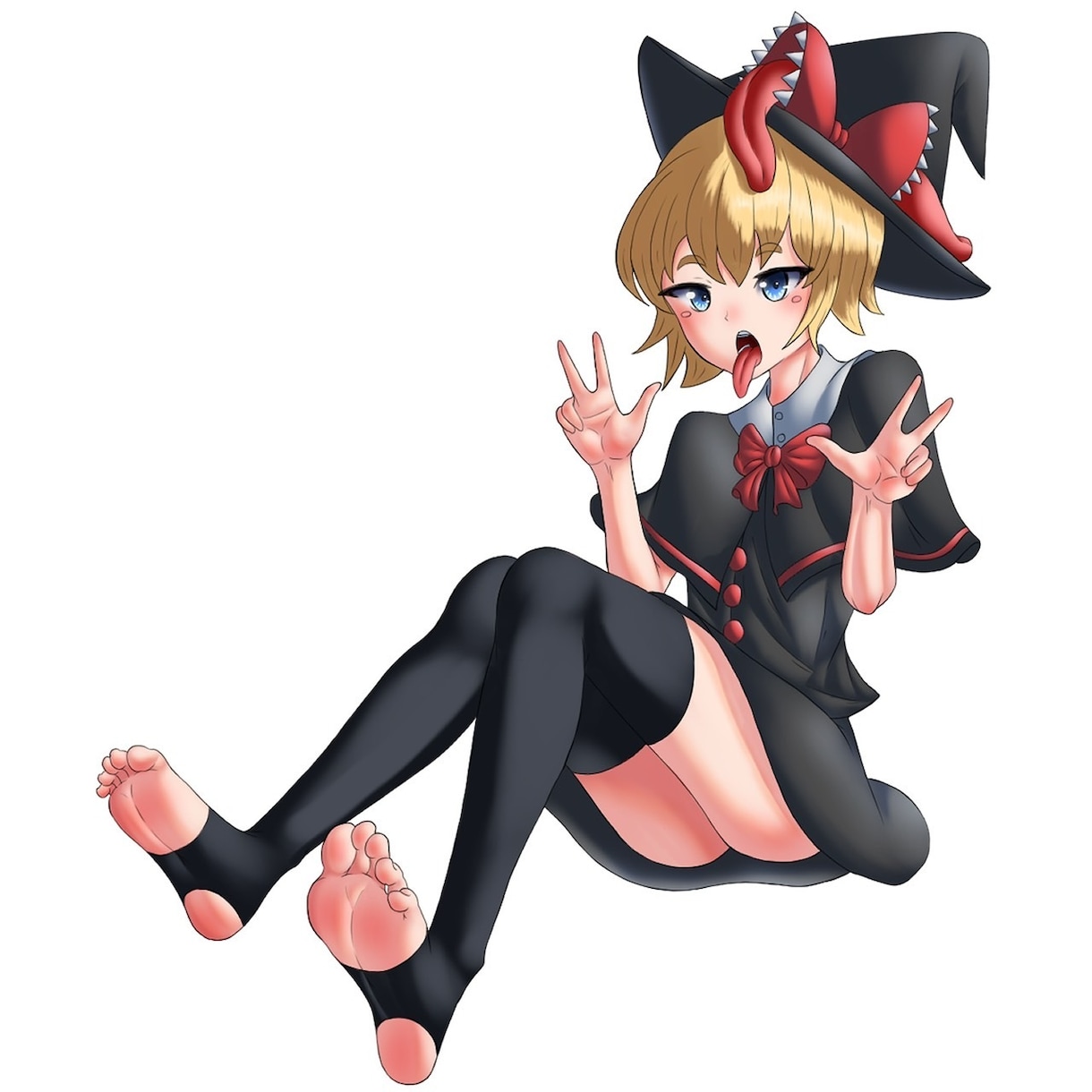 女の子の好きなキャラオリジナルのキャラ描きます 女の子と足裏や脇、腹筋などのフェチも描けます イメージ1