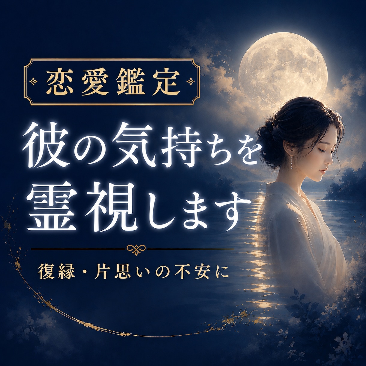 彼の気持ちを霊視｜復縁・片思いの不安を読み解きます 霧の中にいる恋愛に、答えを降ろします イメージ1