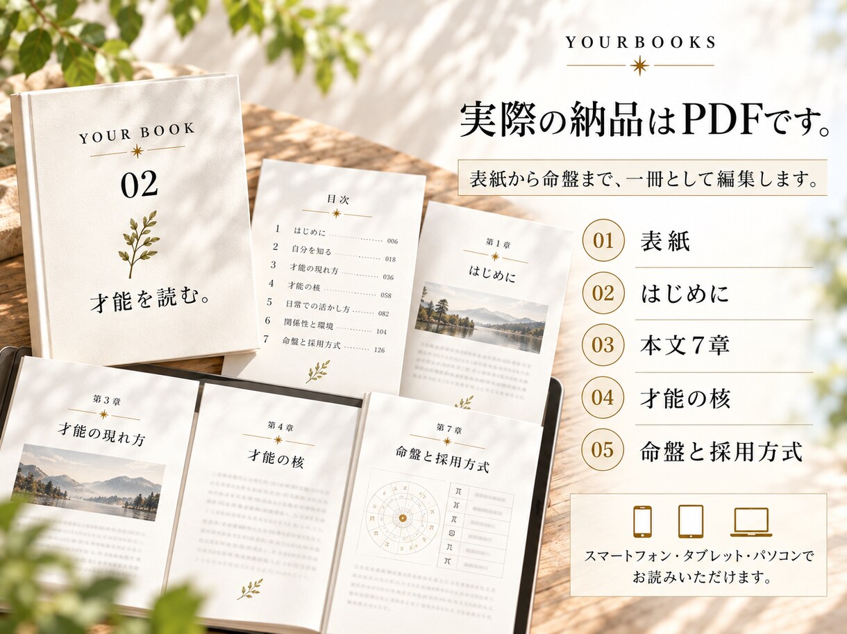 紫微斗数で「あなたの才能」を一冊の本にします 才能を探すのではなく、すでに使っている「力」を読む イメージ7