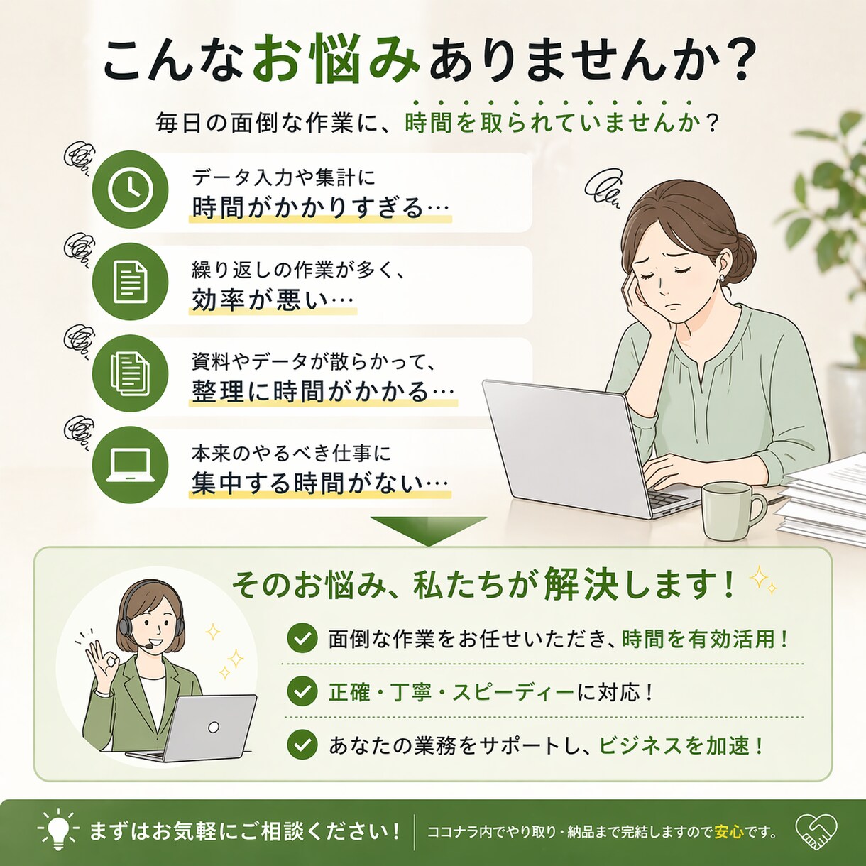 音声・動画データを1分60円で文字起こしします 1分60円で音声・動画を文字起こしします イメージ3